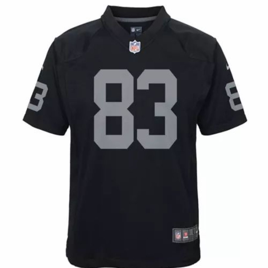 Nfl Jerseys * | Nike Kids' Las Vegas Raiders Darren Waller #83 Game Jersey Black