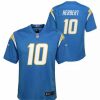 Nfl Jerseys * | Nike Kids' Los Angeles Chargers Justin Herbert #10 Game Jersey Blue