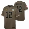 Nfl Jerseys * | Nike Kids' Green Bay Packers Aaron Rodgers #12 2022 Salute To Service Jersey Camo