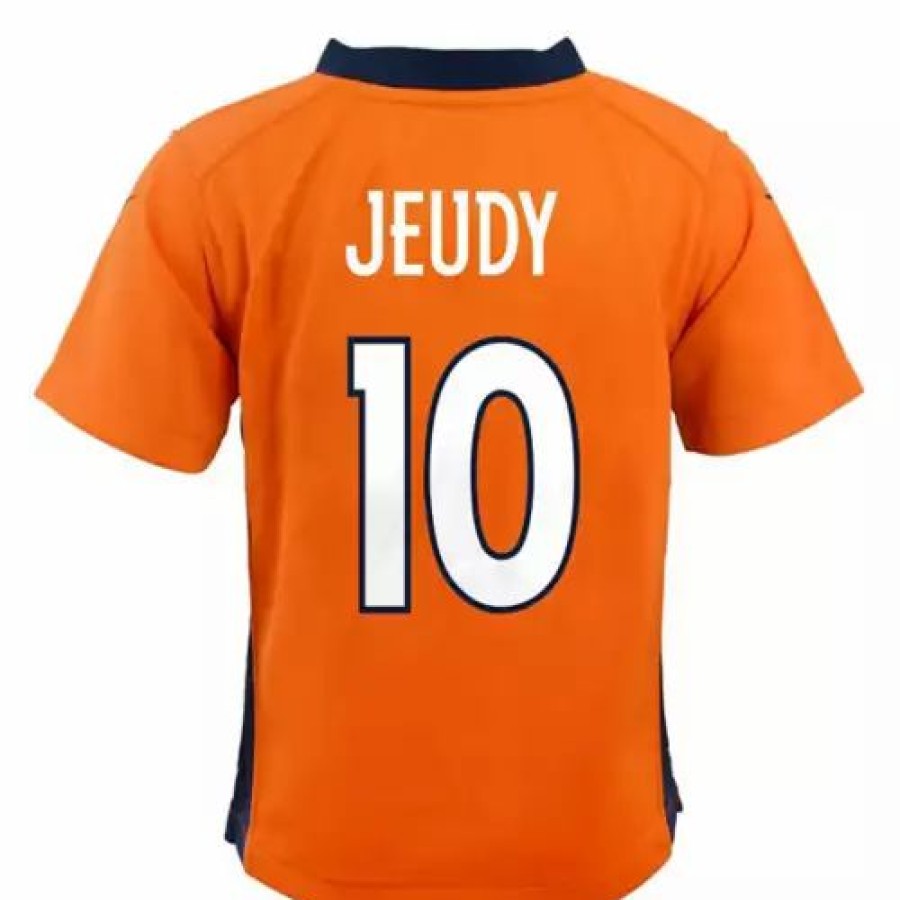 Nfl Jerseys * | Nike Toddler Denver Broncos Jerry Jeudy #10 Game Jersey Orange