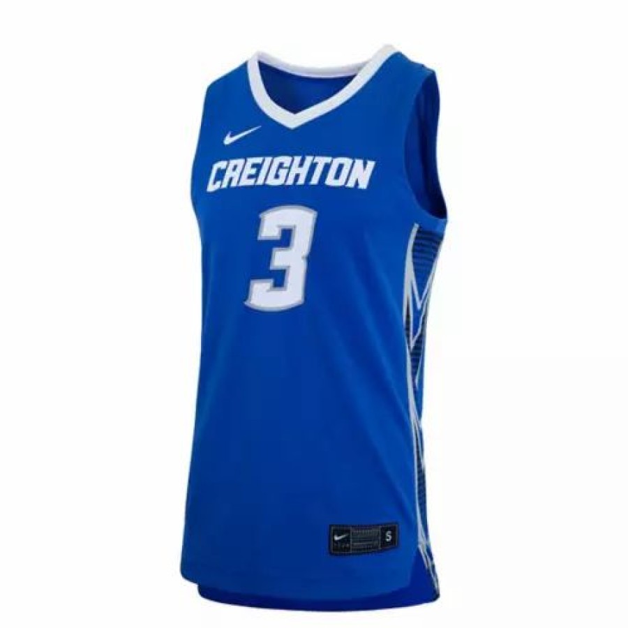 College Jerseys * | Nike Creighton Bluejays Replica Basketball Jersey Royal