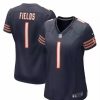 Nfl Jerseys * | Nike Women'S Chicago Bears Justin Fields #1 Game Jersey Navy