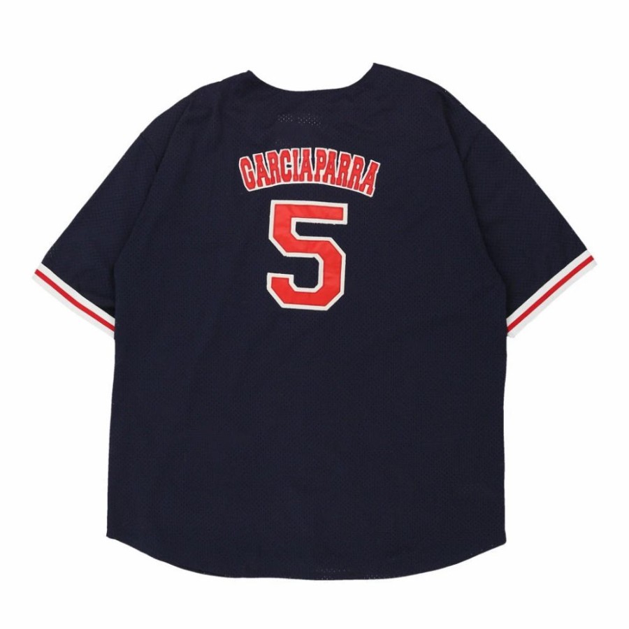 Men'S Vintage * | Vintage Boston Red Sox Garciaparra Sport Attack Jersey Xl Navy Polyester