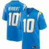 Nfl Jerseys * | Nike Los Angeles Chargers Justin Herbert #10 Game Jersey Blue