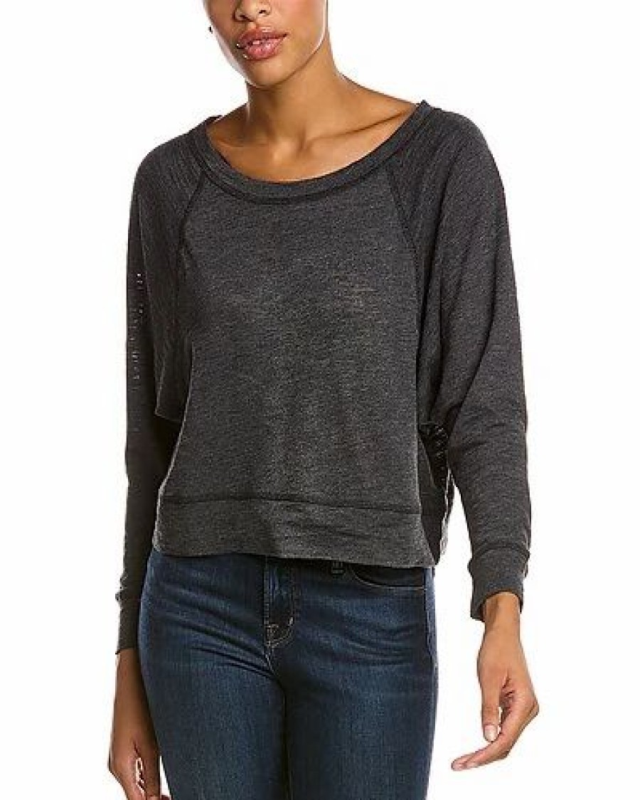 Clothing * | Slub Jersey Cropped Boxy Pullover Women