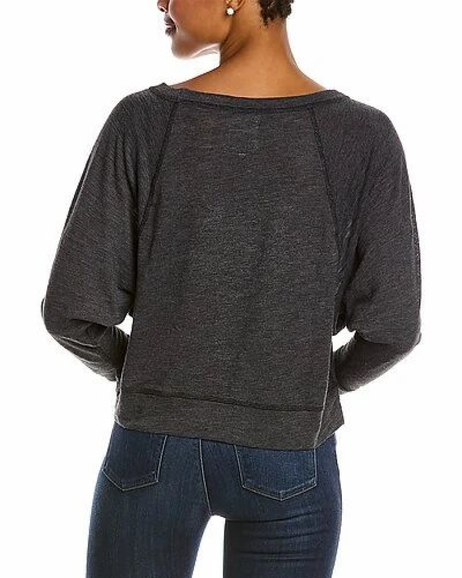 Clothing * | Slub Jersey Cropped Boxy Pullover Women