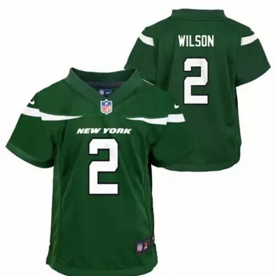 Nfl Jerseys * | Nike Baby New York Jets Zach Wilson #2 Game Jersey Green