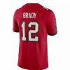 Nfl Jerseys * | Nike Tampa Bay Buccaneers Tom Brady #12 Limited Jersey Red