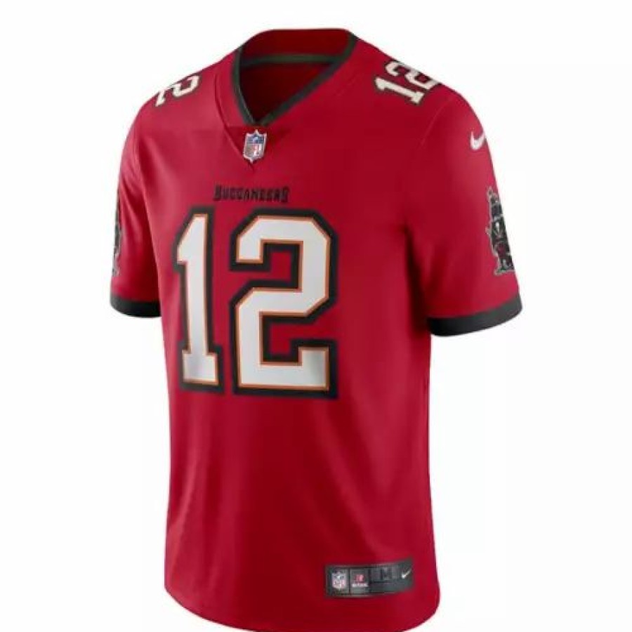 Nfl Jerseys * | Nike Tampa Bay Buccaneers Tom Brady #12 Limited Jersey Red