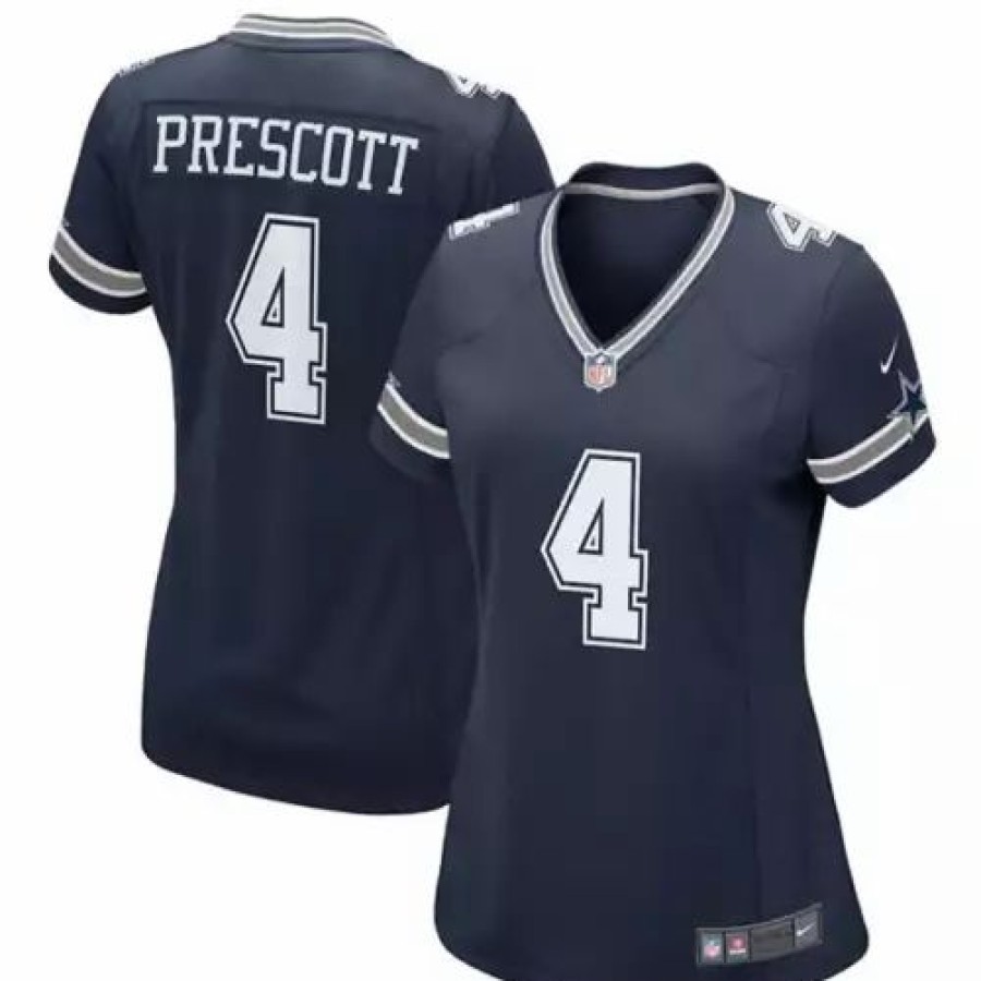 Nfl Jerseys * | Nike Women'S Dallas Cowboys Dak Prescott #4 Game Jersey