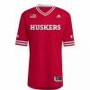 College Jerseys * | Adidas Nebraska Cornhuskers Replica Baseball Jersey Red