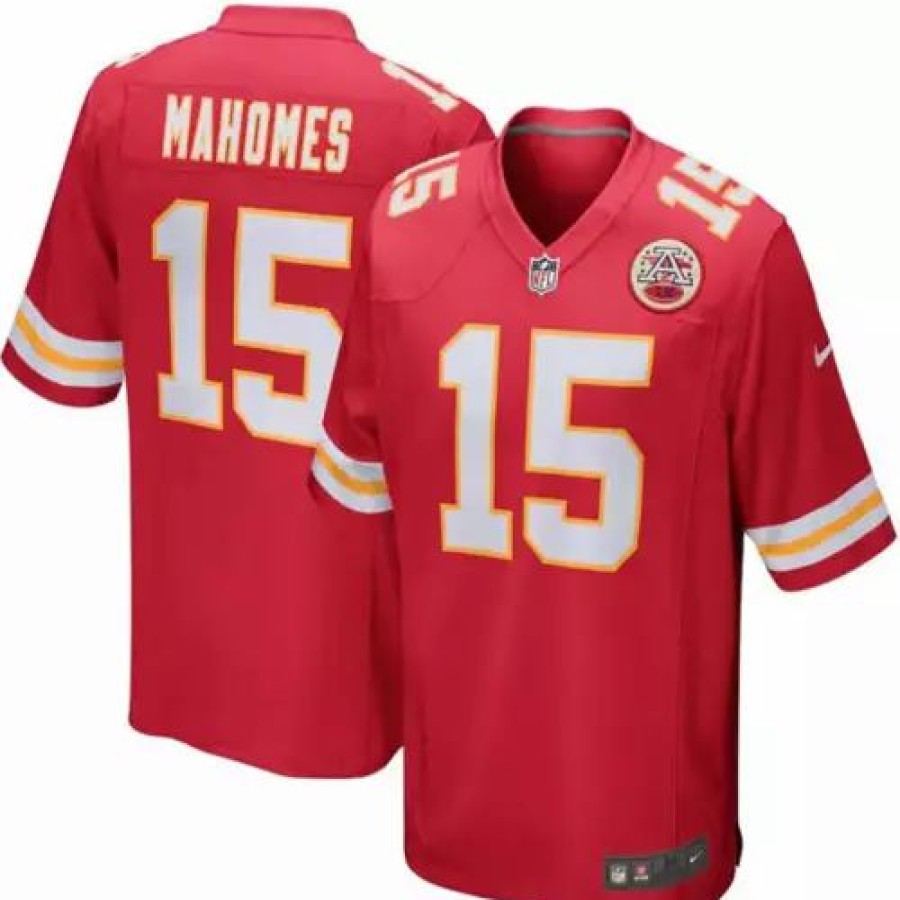 Nfl Jerseys * | Nike Kansas City Chiefs Patrick Mahomes #15 Game Jersey