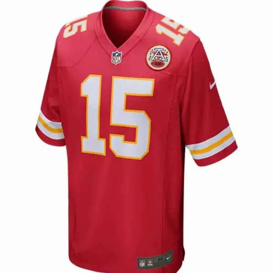 Nfl Jerseys * | Nike Kansas City Chiefs Patrick Mahomes #15 Game Jersey