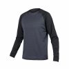 Bike * | Endura Singletrack Fleece Ls Jersey Black