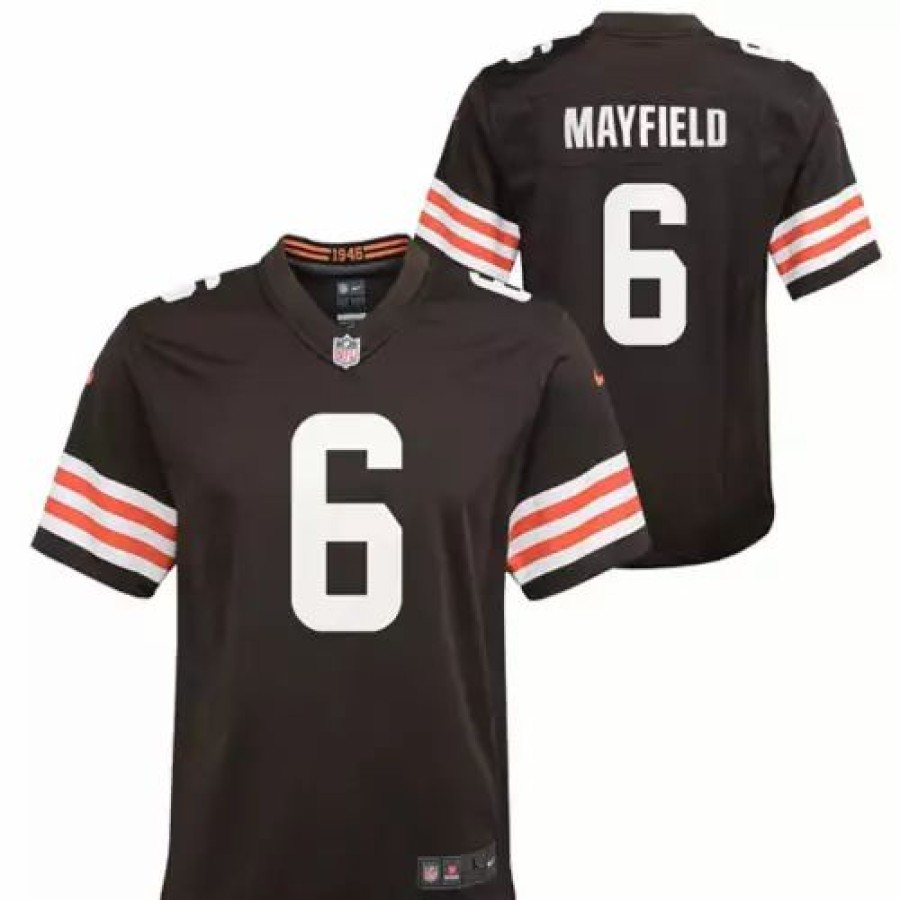 Nfl Jerseys * | Nike Kids' Cleveland Browns Baker Mayfield #6 Game Jersey Orange