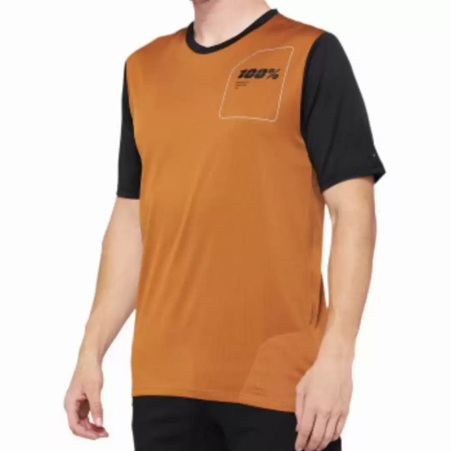 Men'S * | 100% Ridecamp Terracotta/Black Jersey