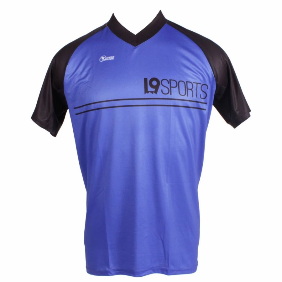 Bike * | L9 Sports Trail Jersey Ss Men'S Black/Blue