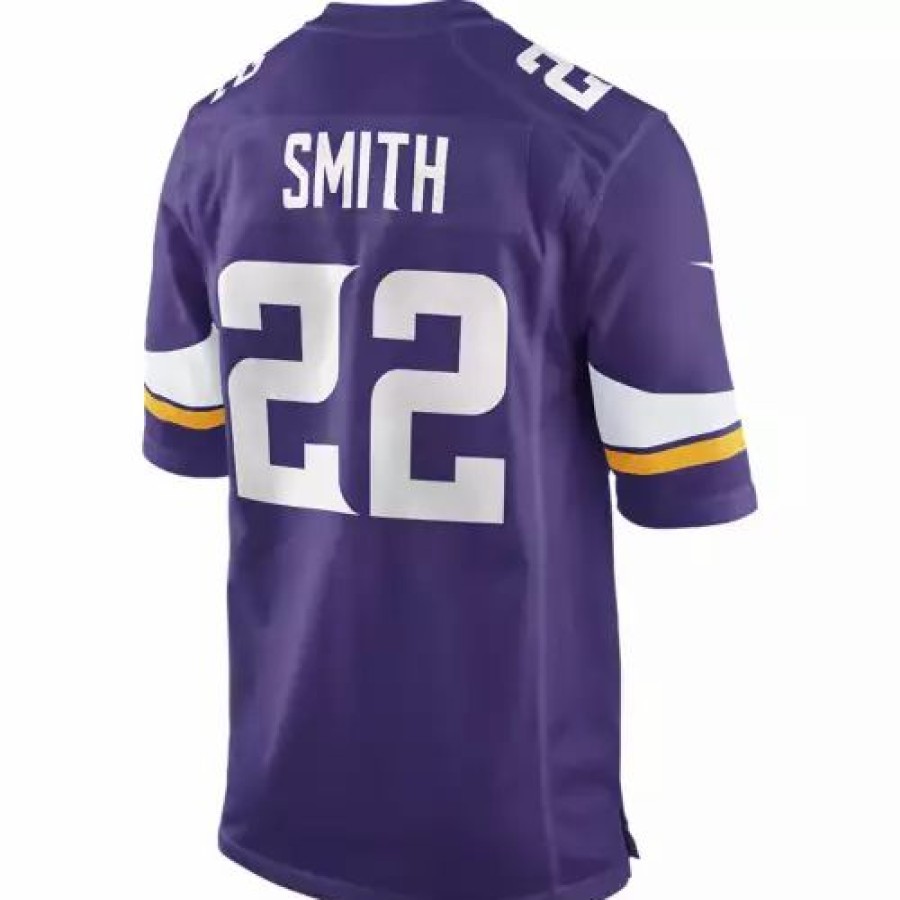 Nfl Jerseys * | Nike Minnesota Vikings Harrison Smith #22 Game Jersey Purple