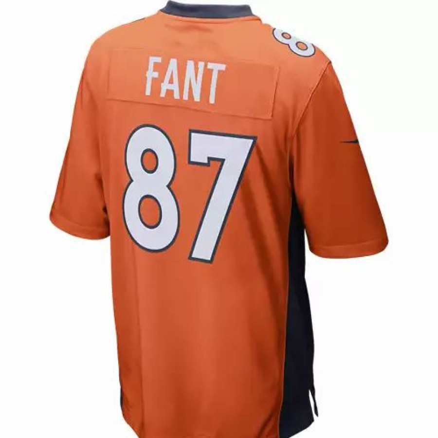 Nfl Jerseys * | Nike Denver Broncos Noah Fant #87 Game Jersey Orange