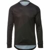 Bike * | Giro Men'S Long Sleeve Roust Jersey Black Shadow