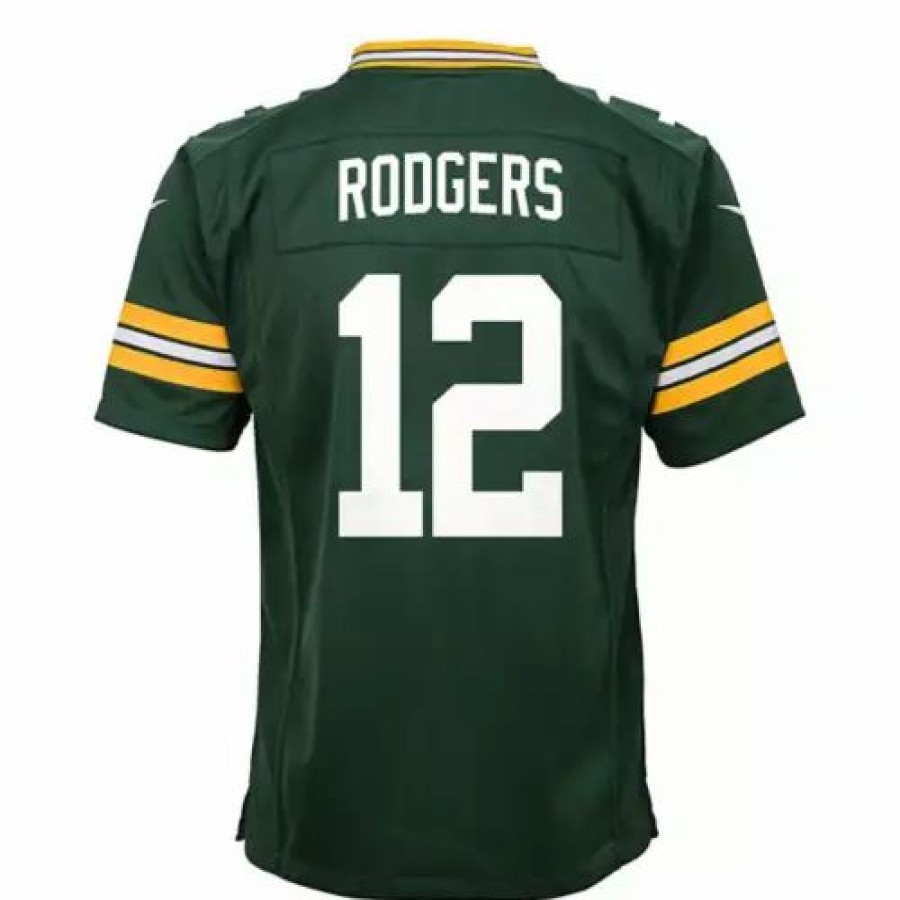 Nfl Jerseys * | Nike Kids' Bay Packers Aaron Rodgers #12 Game Jersey Green