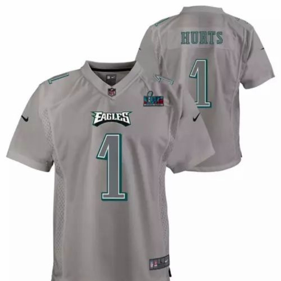 Nfl Jerseys * | Nike Kids' Philadelphia Eagles Jalen Hurts #1 Super Bowl Lvii Jersey Atmosphere