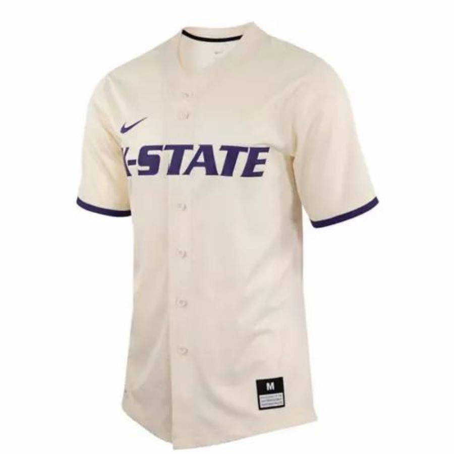 College Jerseys * | Nike Kansas State Wildcats Replica Baseball Jersey