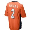 Nfl Jerseys * | Nike Denver Broncos Patrick Surtain Ii #2 Game Jersey Orange