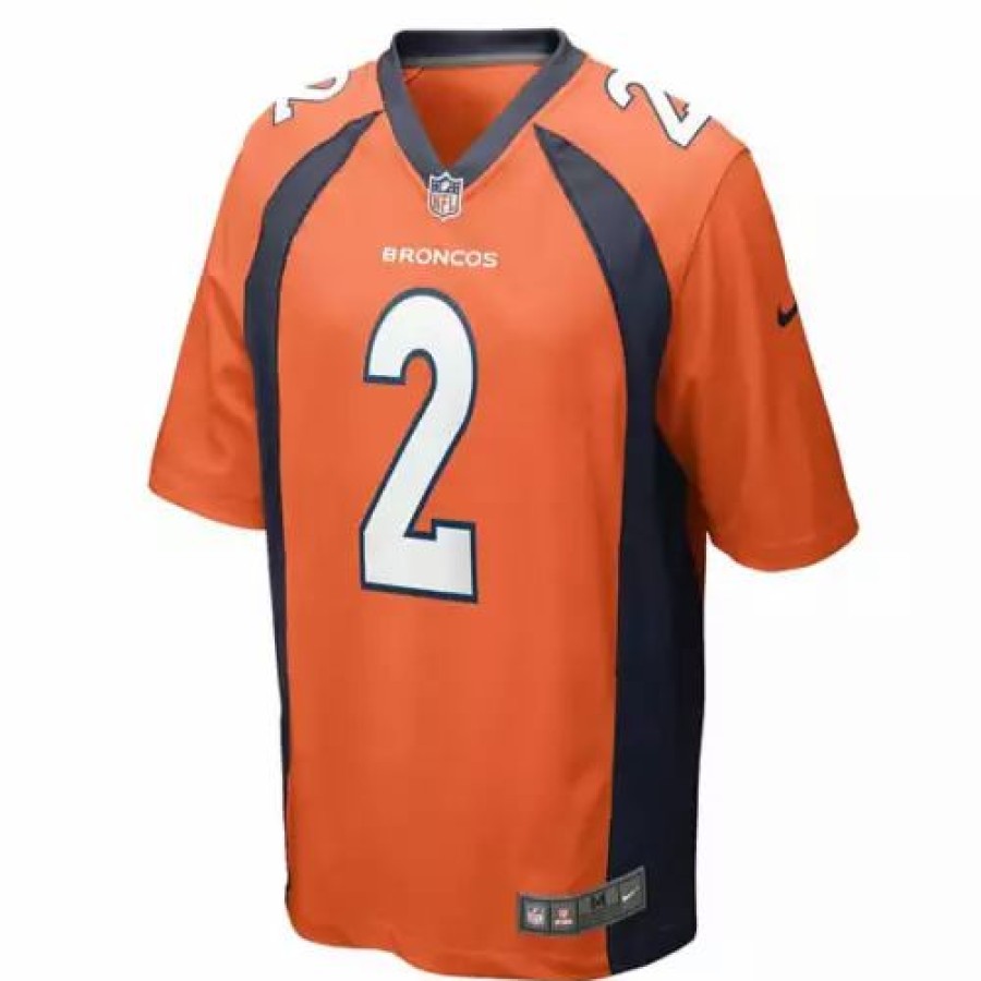 Nfl Jerseys * | Nike Denver Broncos Patrick Surtain Ii #2 Game Jersey Orange