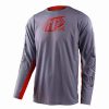 Men'S * | Troy Lee Designs Gp Pro Icon Mens Motocross Dark Gray/Burnt Orange Jersey