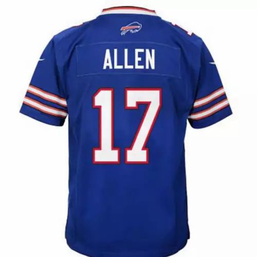 Nfl Jerseys * | Nike Kids' Buffalo Bills Josh Allen #17 Replica Jersey Royal