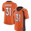 Nfl Jerseys * | Nike Denver Broncos Justin Simmons #31 Limited Jersey Orange