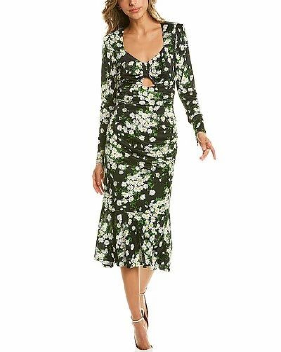 Clothing * | Michael Kors Collection Daisy Jersey Midi Dress Women