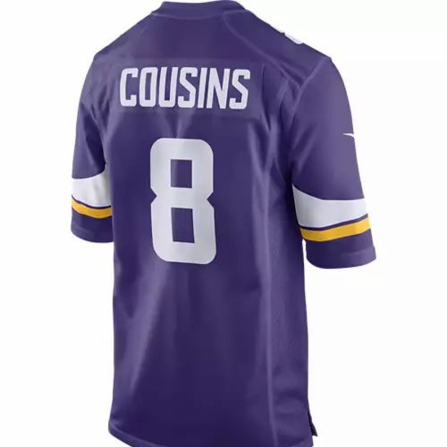 Nfl Jerseys * | Nike Minnesota Vikings Kirk Cousins #8 Game Jersey Purple