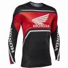 Men'S * | Fox Racing Mens Flexair Honda Motocross Red/Black/White Jersey