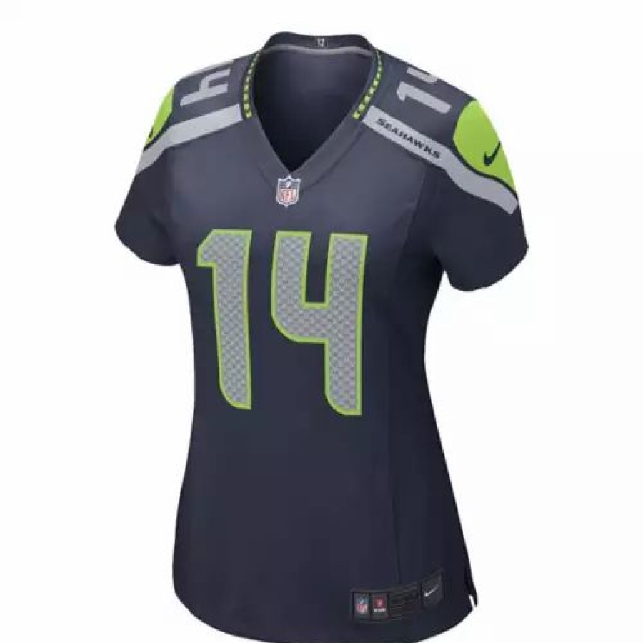 Nfl Jerseys * | Nike Women'S Seattle Seahawks Dk Metcalf #14 Game Jersey Navy