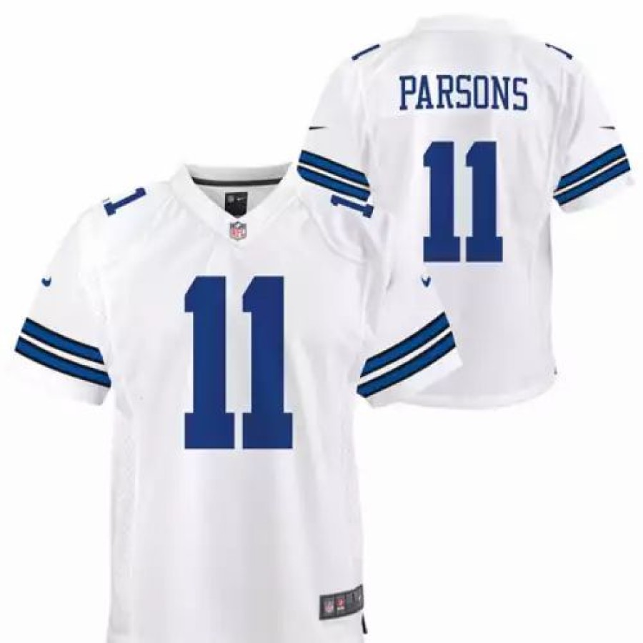 Nfl Jerseys * | Nike Kids' Dallas Cowboys Micah Parsons #11 Game Jersey White