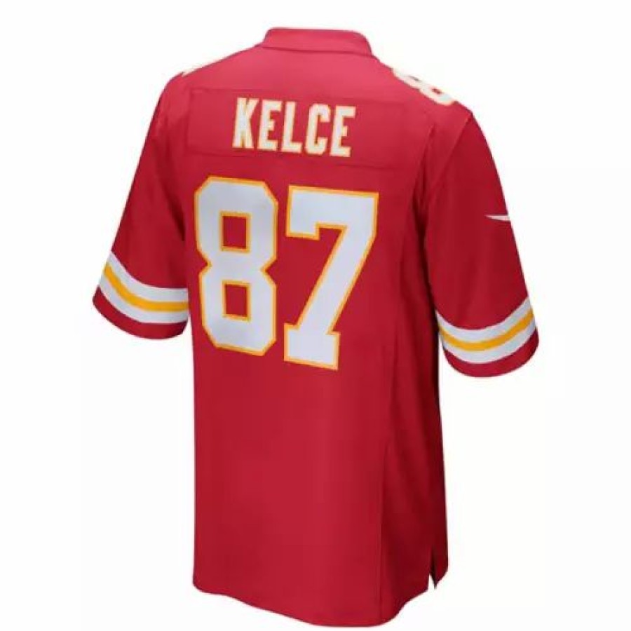 Nfl Jerseys * | Nike Kansas City Chiefs Travis Kelce #87 Game Jersey Red