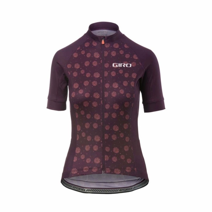 Bike * | Giro Womens Chrono Sport Jersey Dusty Purple Palm Burst