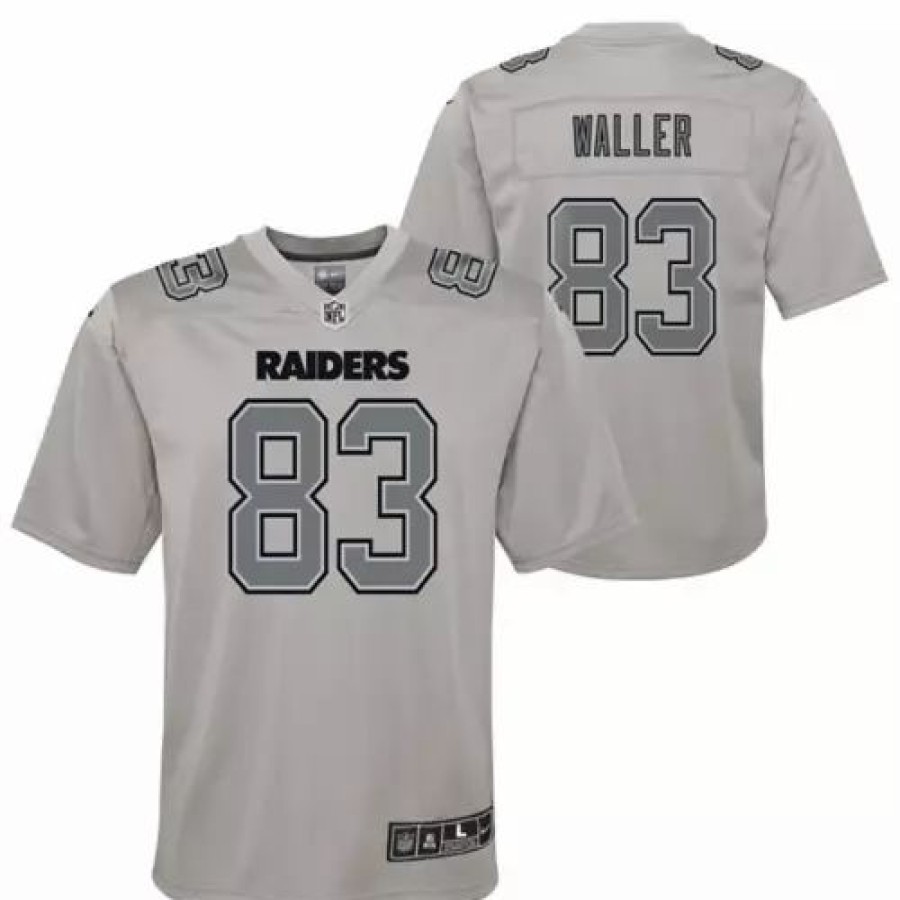 Nfl Jerseys * | Nike Kids' Las Vegas Raiders Darren Waller #83 Atmosphere Jersey Grey Heather