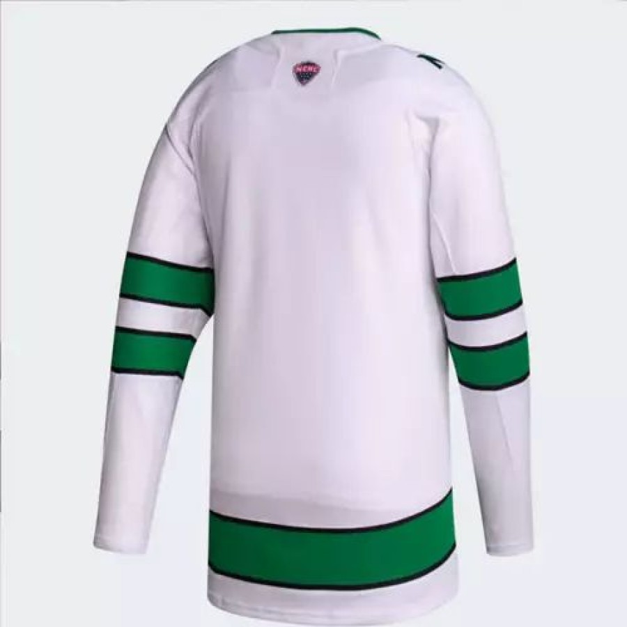 College Jerseys * | Adidas North Dakota Fighting Hawks Nodak Hockey Jersey White