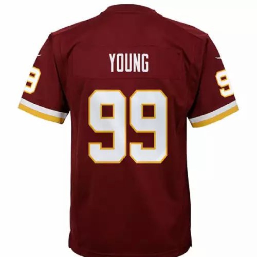 Nfl Jerseys * | Nike Kids' Washington Commanders Chase Young #99 Game Jersey Burgandy