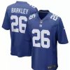 Nfl Jerseys * | Nike New York Giants Saquon Barkley #26 Game Jersey Royal